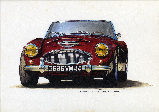 Dessin Austin Healey